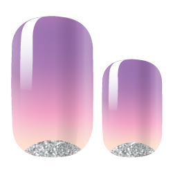 Glitter Lunula Ombre