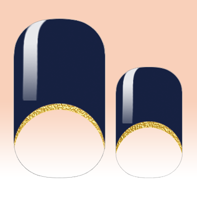 Navy Gold Smile Line (Exclusive)