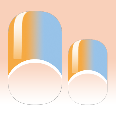 Orange Blue Gradient French (Exclusive)